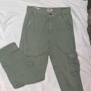 Green Levi Cargo Pants